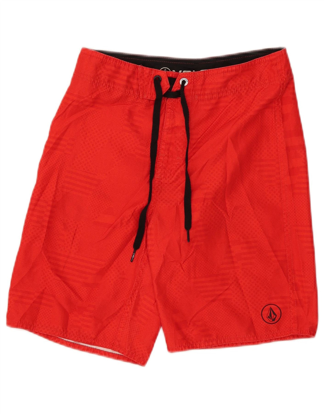Volcom Boys badeshorts 11-12 år rødstribet polyester