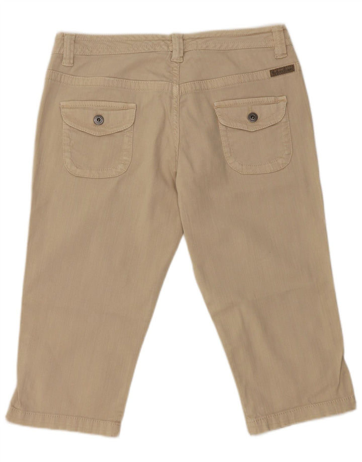 Marlboro Classics Womens Capri Jeans W32 L18 Beige