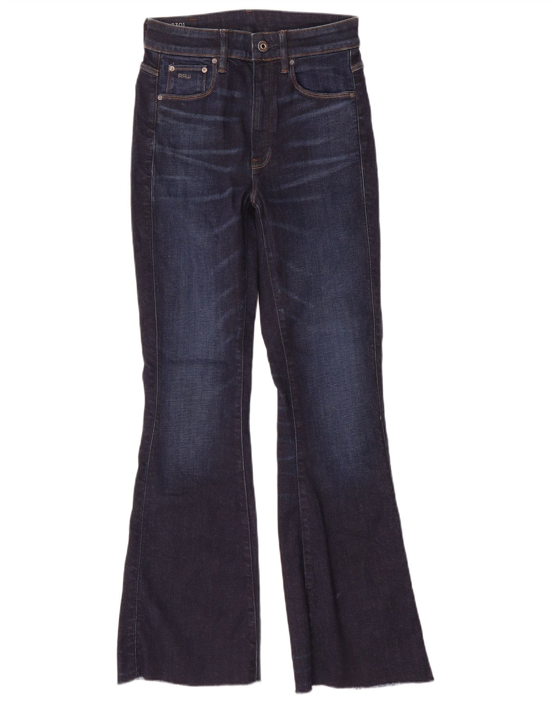 G-Star Damen Schlagjeans W28 L30 Marineblaue Baumwolle