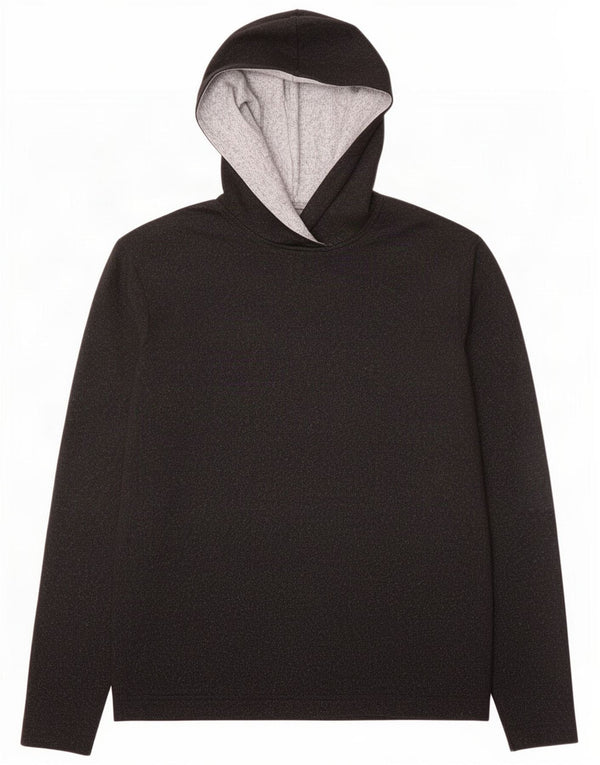 Marks & Spencer Mens Hooded Top Long Sleeve Medium Black Polyester