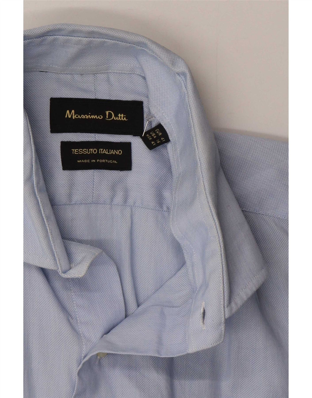 Camicia formale da uomo Massimo Dutti taglia 41 grande blu