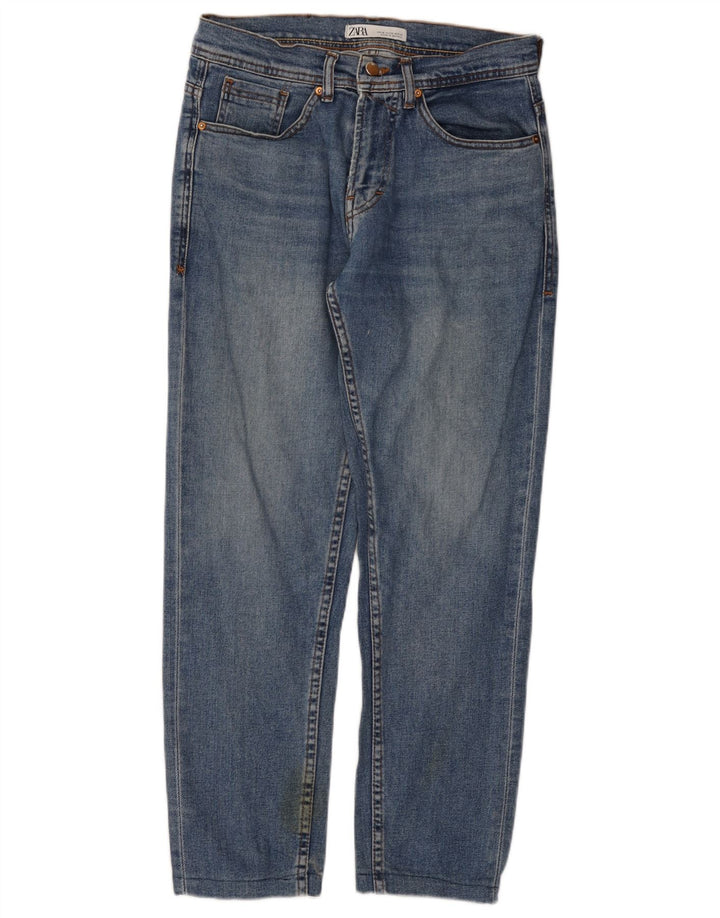Zara Mens Slim Jeans EU 38 Small W30 L28 Blue