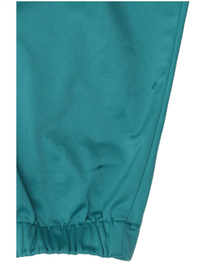 Diadora Womens Tracksuit Top Jacket UK 12 Medium Turquoise Colourblock