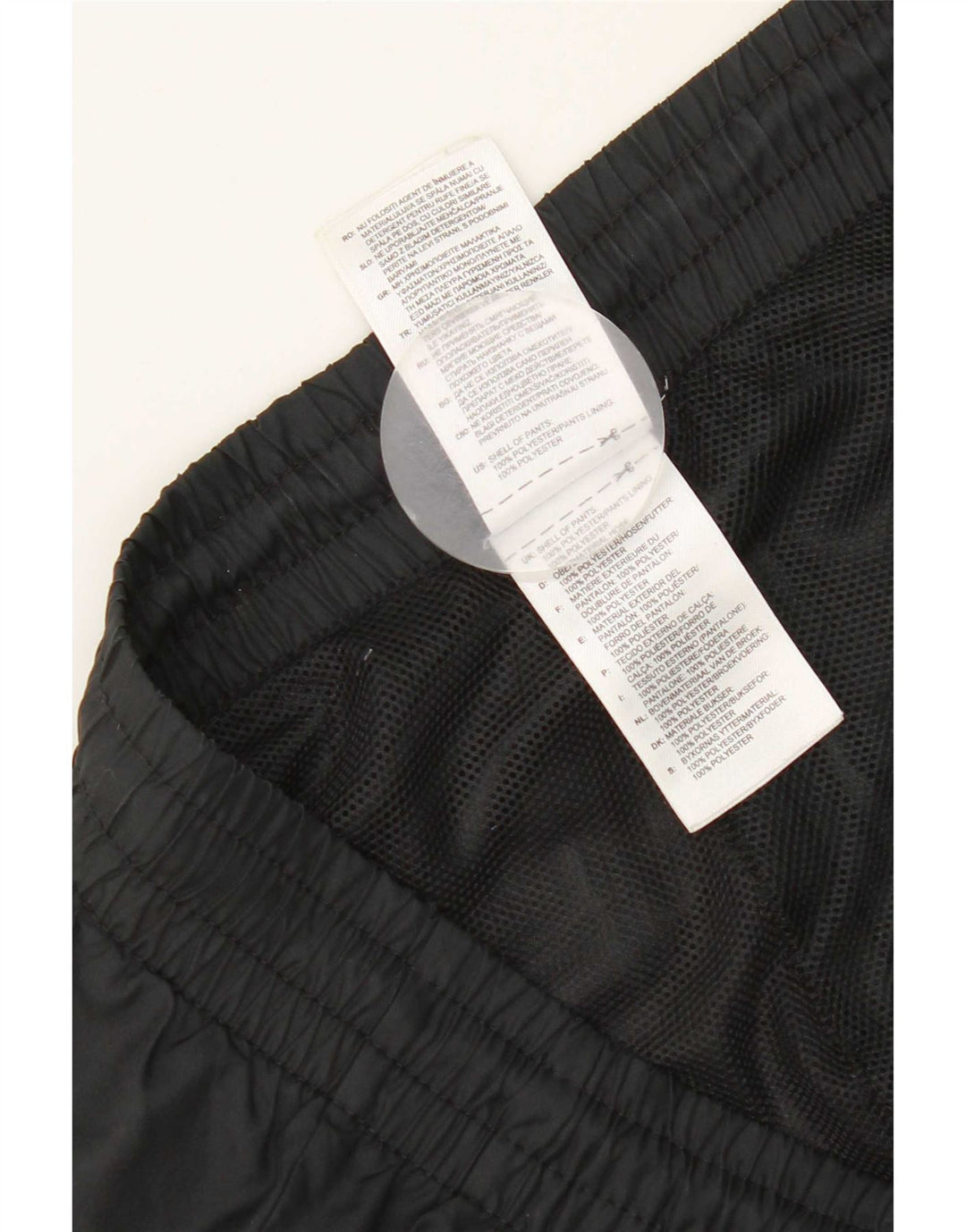 Adidas Mens Tracksuit Trousers UK 38/40 Medium Black Polyester