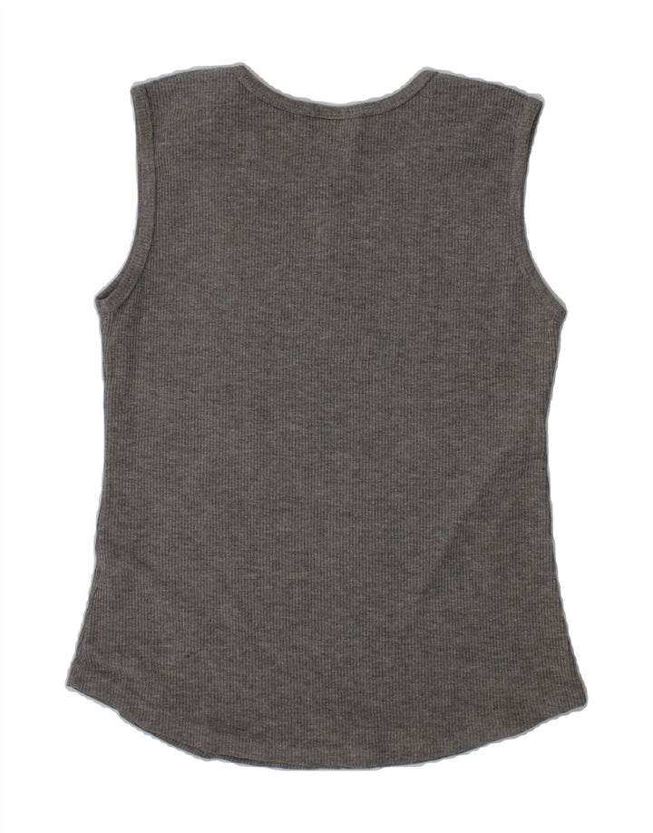 CHAMPION Girls Vest Top 11-12 Years Grey Vintage Champion and Second-Hand Champion from Messina Hembry 