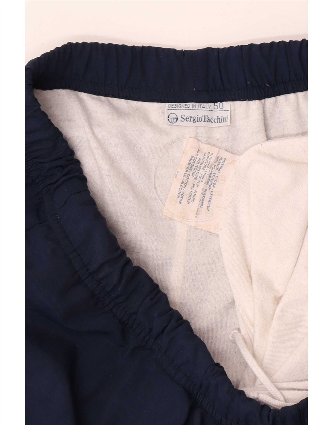 Sergio Tacchini Mens Tracksuit Trousers Joggers IT 50 Medium Navy Blue