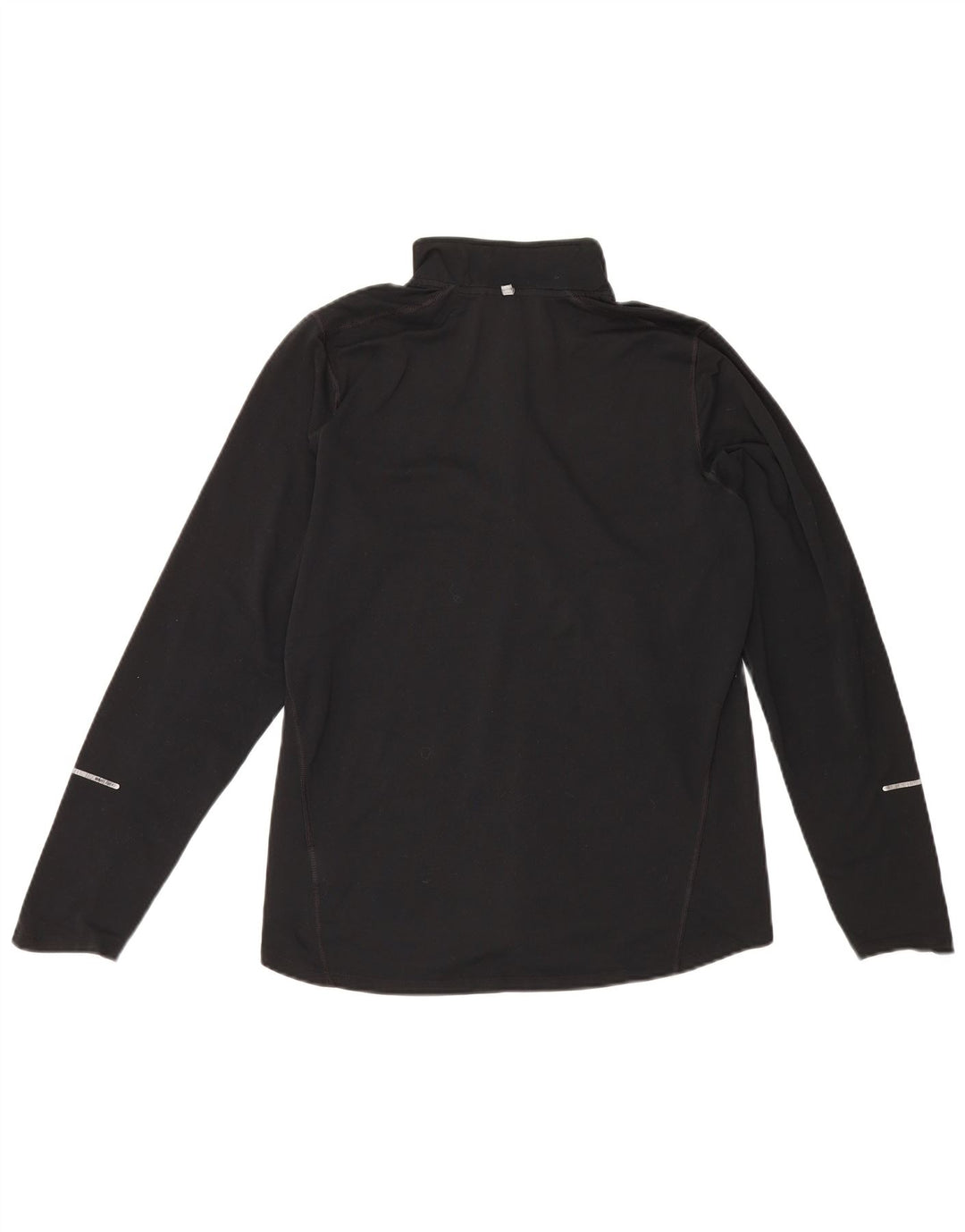 Nike Herre Dri Fit Pullover med lynlås-hals Træningsdragt Top Medium Sort Polyester