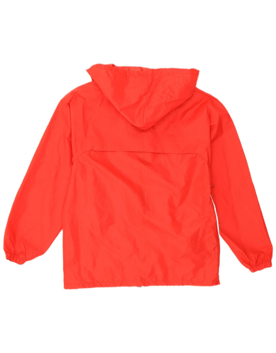 Jaqueta de chuva feminina com capuz K-Way UK 14 vermelho médio