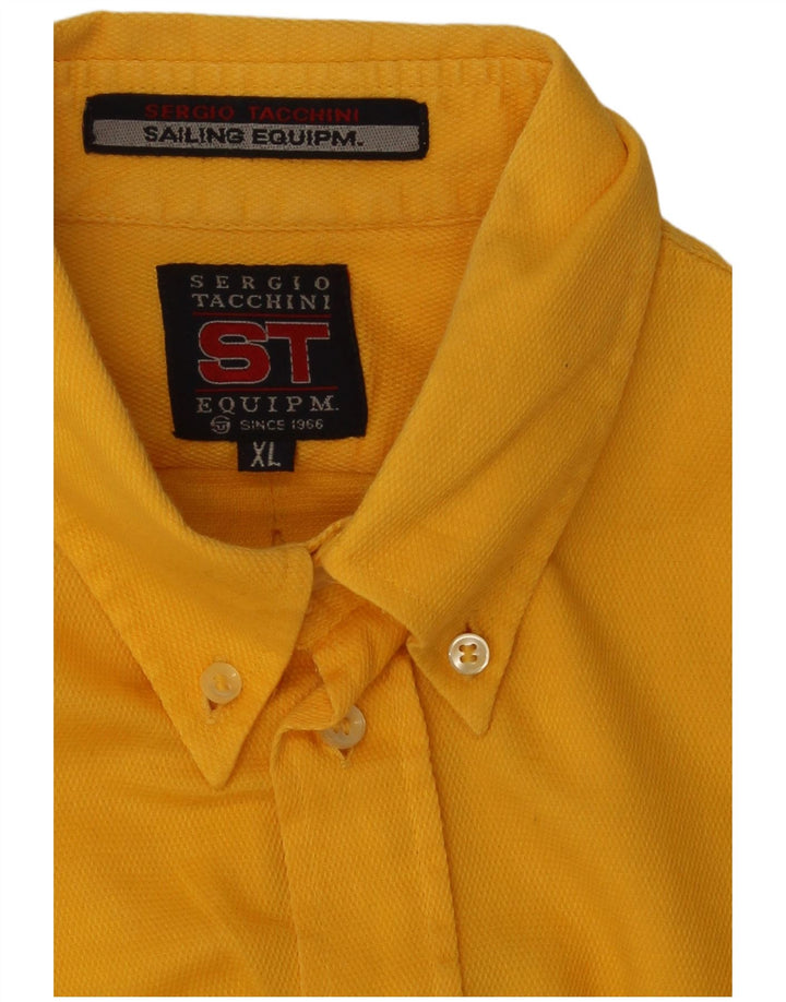 Camicia Uomo Sergio Tacchini XL Gialla