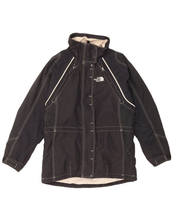 The North Face Womens Petite Loose Fit Ski Jacket UK 10 Small Black Nylon