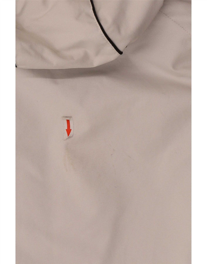 Brugi Chaqueta acolchada con capucha para mujer UK 44 Mediana Poliamida blanca