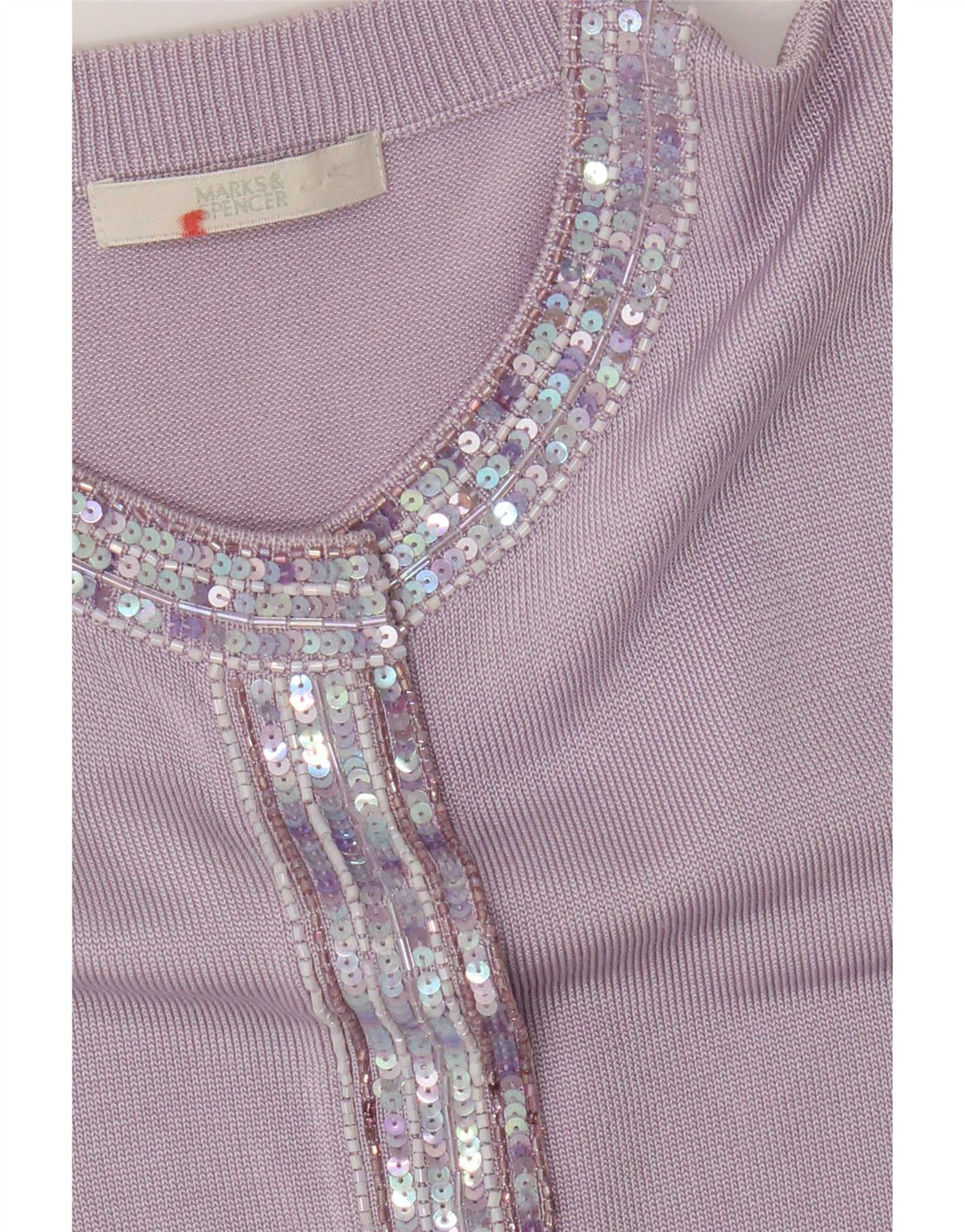 Marks & Spencer Dame Cardigan Sweater UK 10 Lille Lilla