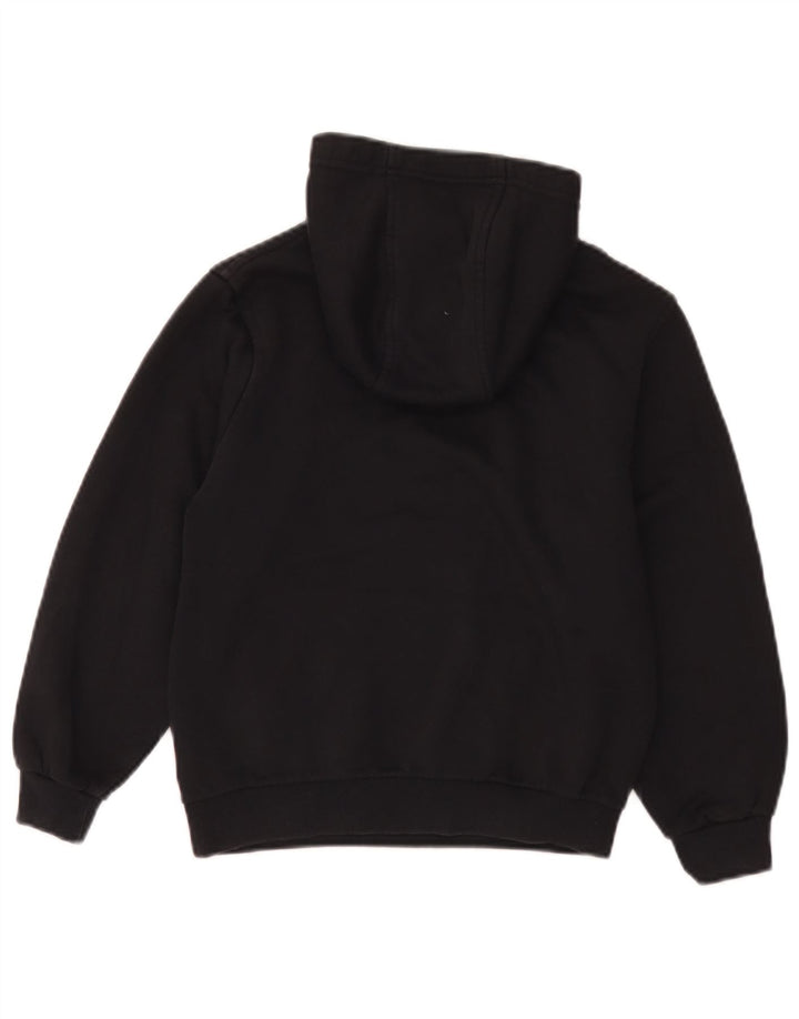 Nike Boys Hoodie Jumper 10-11 Years Medium Black Cotton
