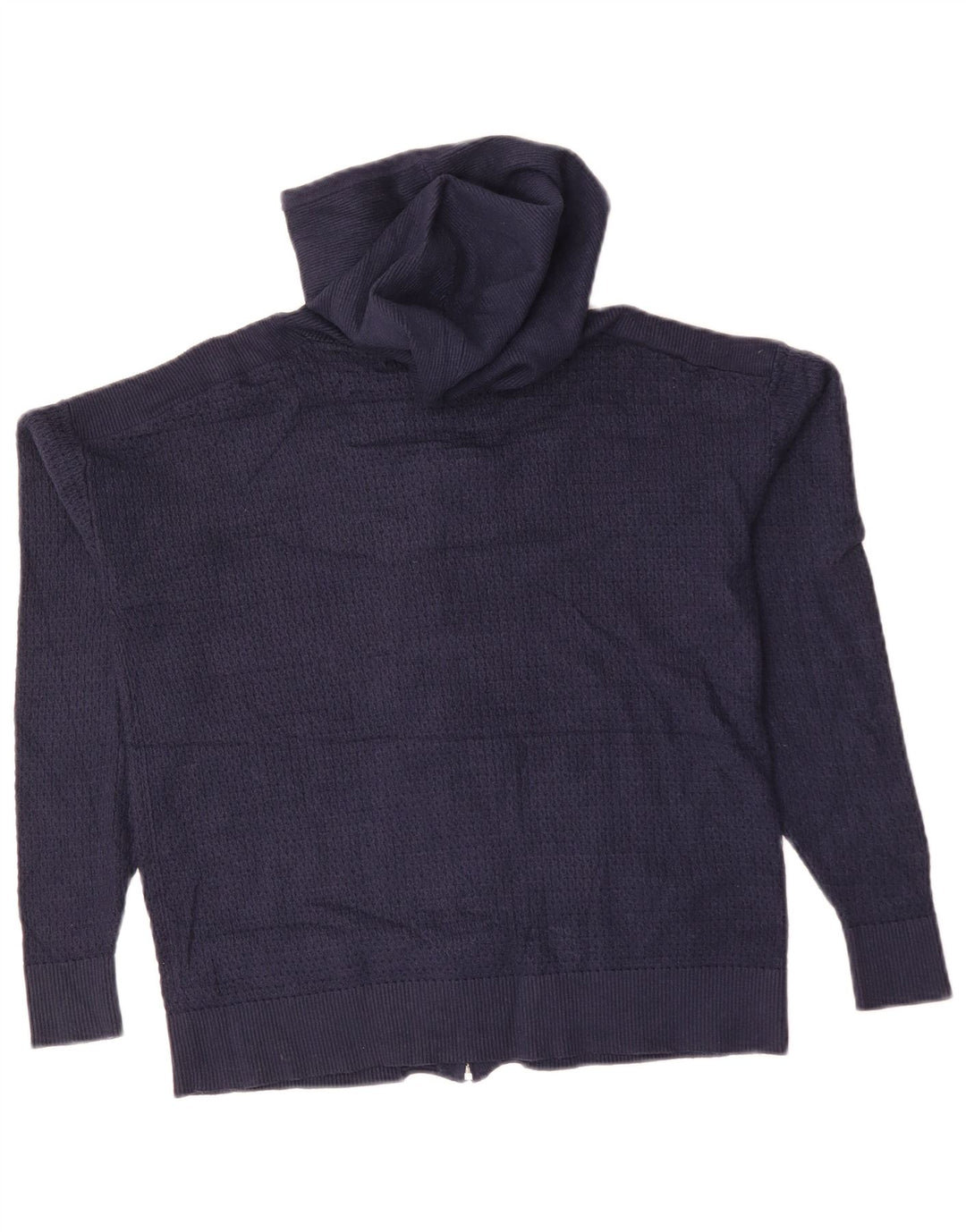 Marks & Spencer Dame Cardigan Sweater UK 10 Small Navy Blue Viscose