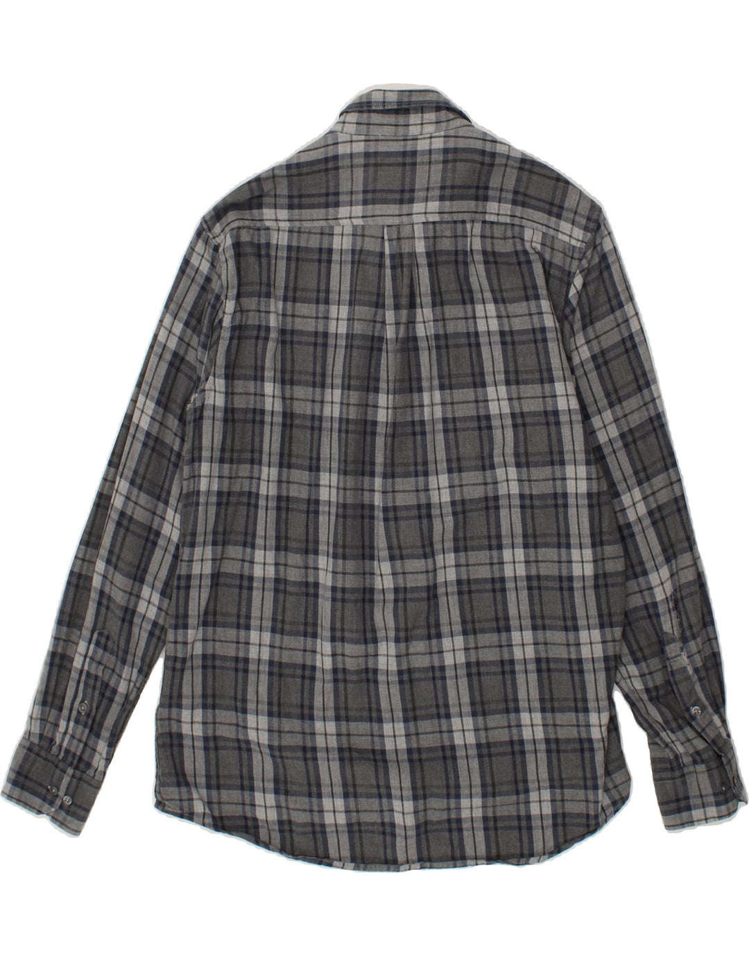 DACK'S Mens Regular Fit Shirt XL Grey Check Cotton Vintage Dack's and Second-Hand Dack's from Messina Hembry 