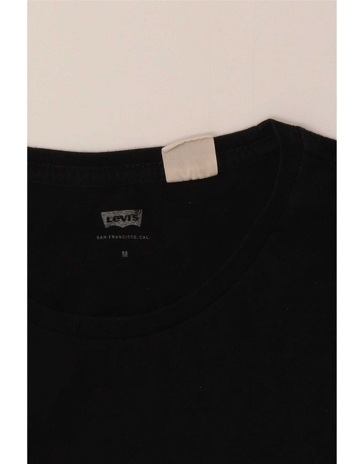 Levi's Dame T-Shirt Top UK 12 Medium Sort