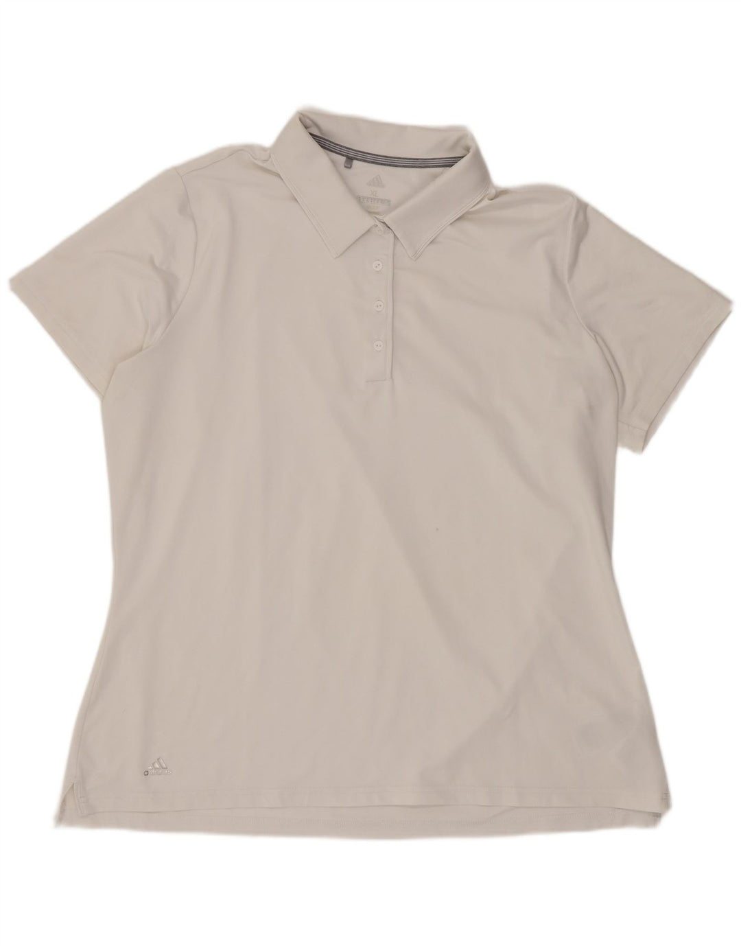 Polo da donna Adidas UK 18 XL poliestere bianco
