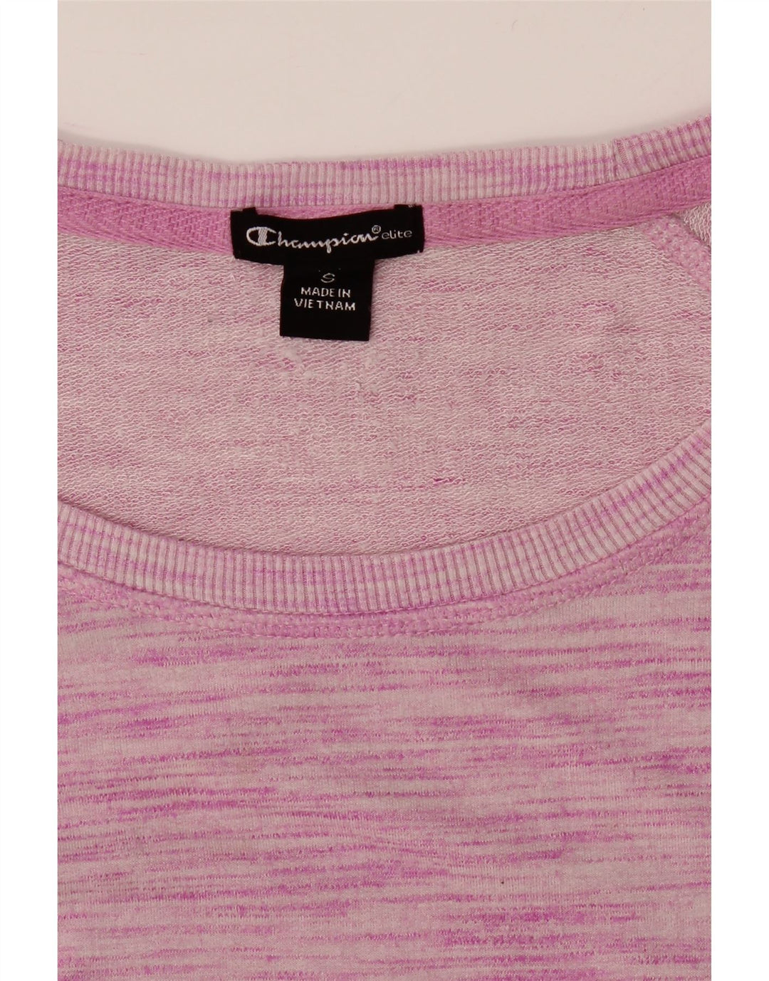 CHAMPION Womens Top Long Sleeve UK 10 Small Pink Rayon Vintage Champion and Second-Hand Champion from Messina Hembry 