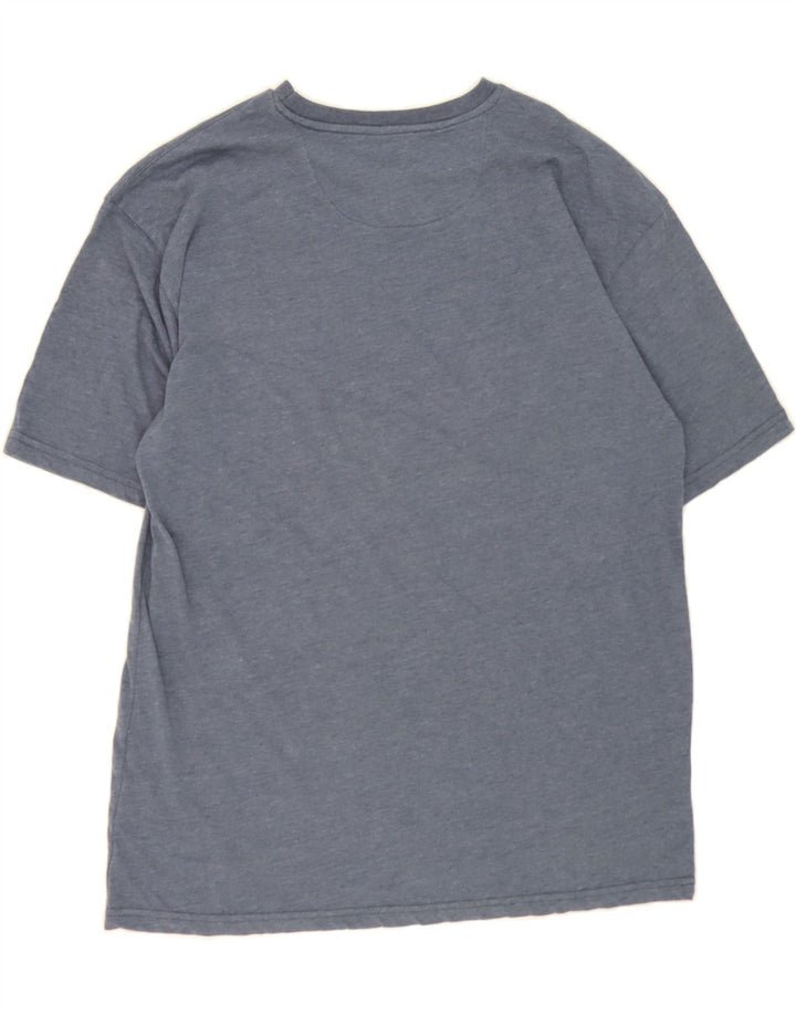 EDDIE BAUER Mens T-Shirt Top Large Navy Blue Cotton Vintage Eddie Bauer and Second-Hand Eddie Bauer from Messina Hembry 