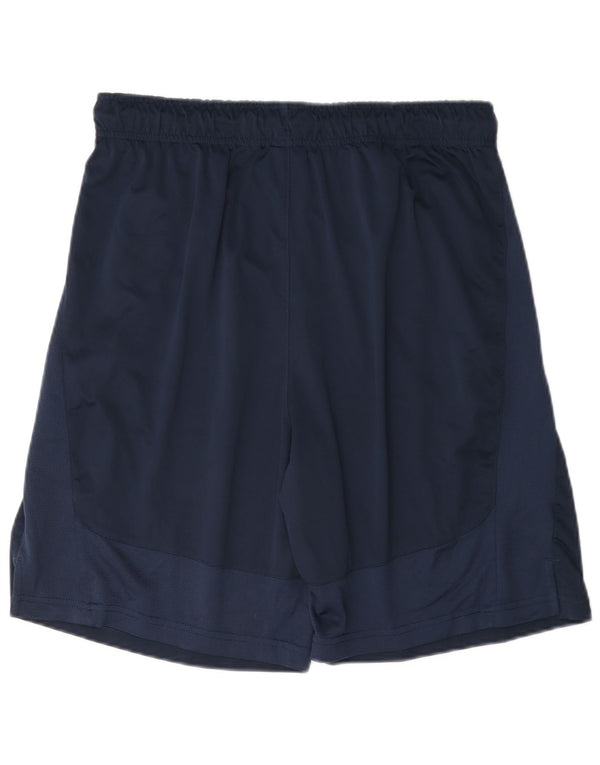 Pantaloncini sportivi Nike da uomo Dri Fit grandi in poliestere blu navy