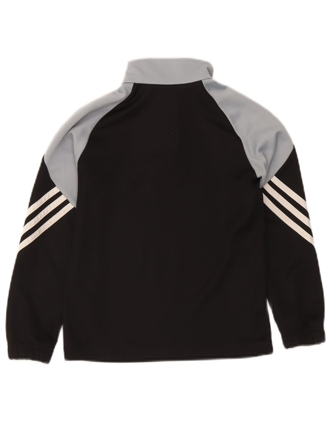 Adidas Boys Climalite Pullover Tracksuit Top 7-8 Years Small Black