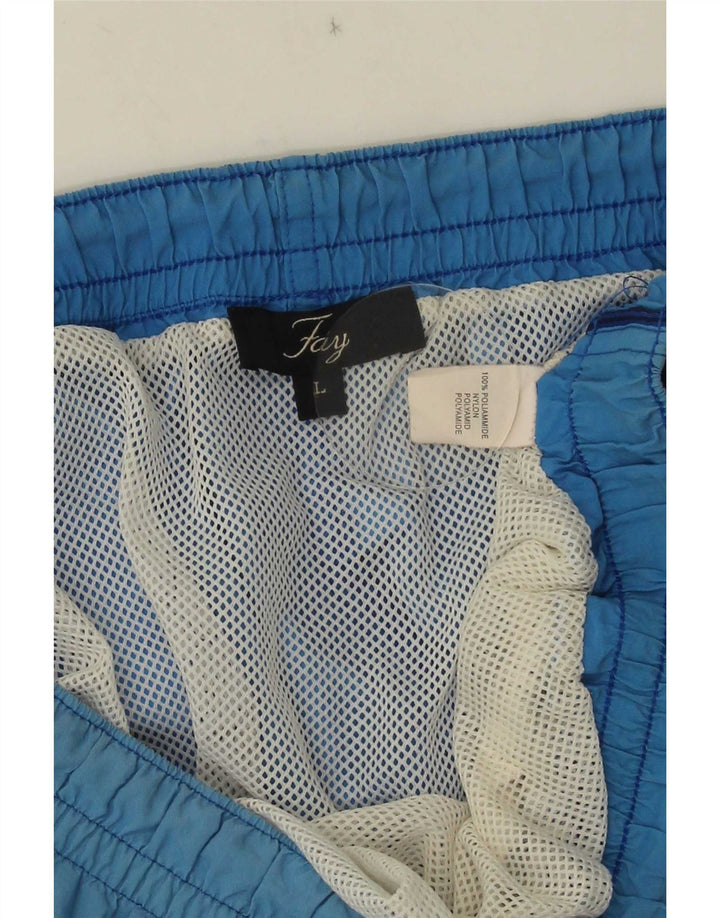 Pantaloncini da bagno uomo Fay Large blu in poliammide