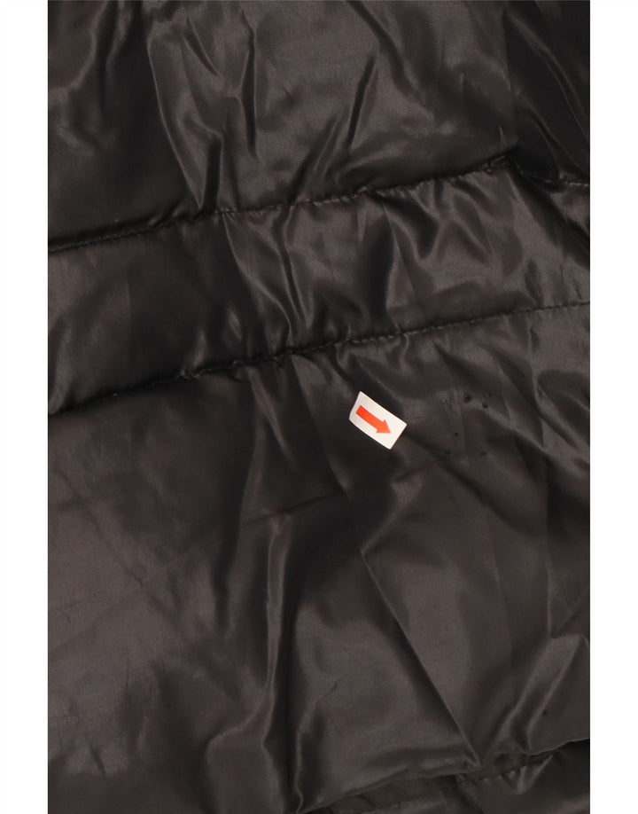 KAPPA Mens Padded Jacket UK 38 Medium Black Polyester Vintage Kappa and Second-Hand Kappa from Messina Hembry 