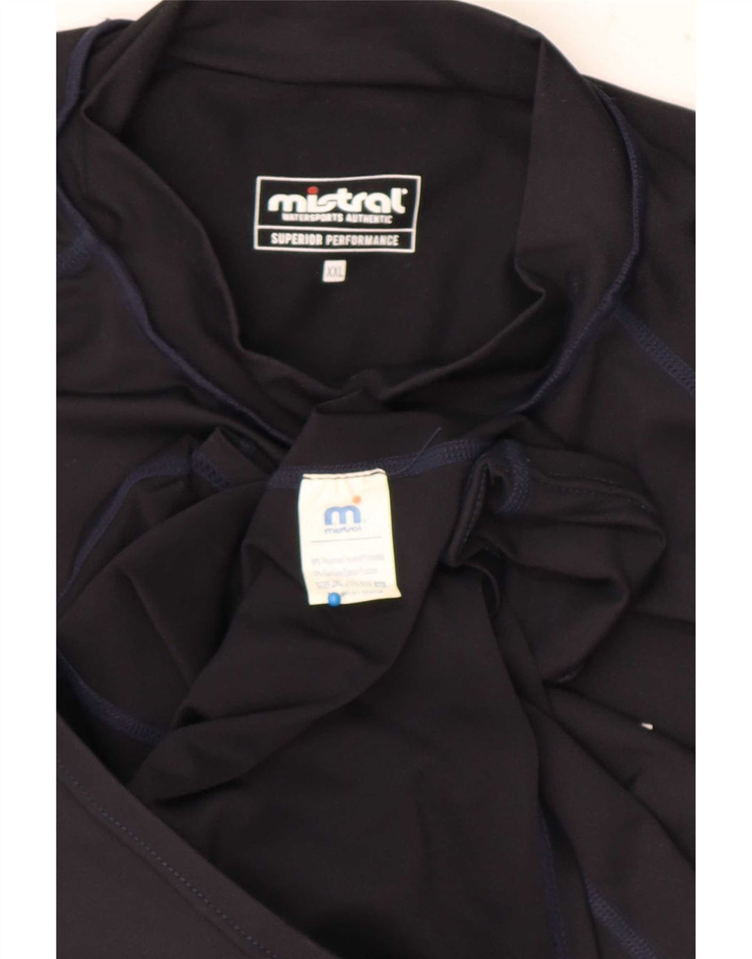 Mistral Boys Graphic T-Shirt Top 13-14 Years 2XL Navy Blue Polyester