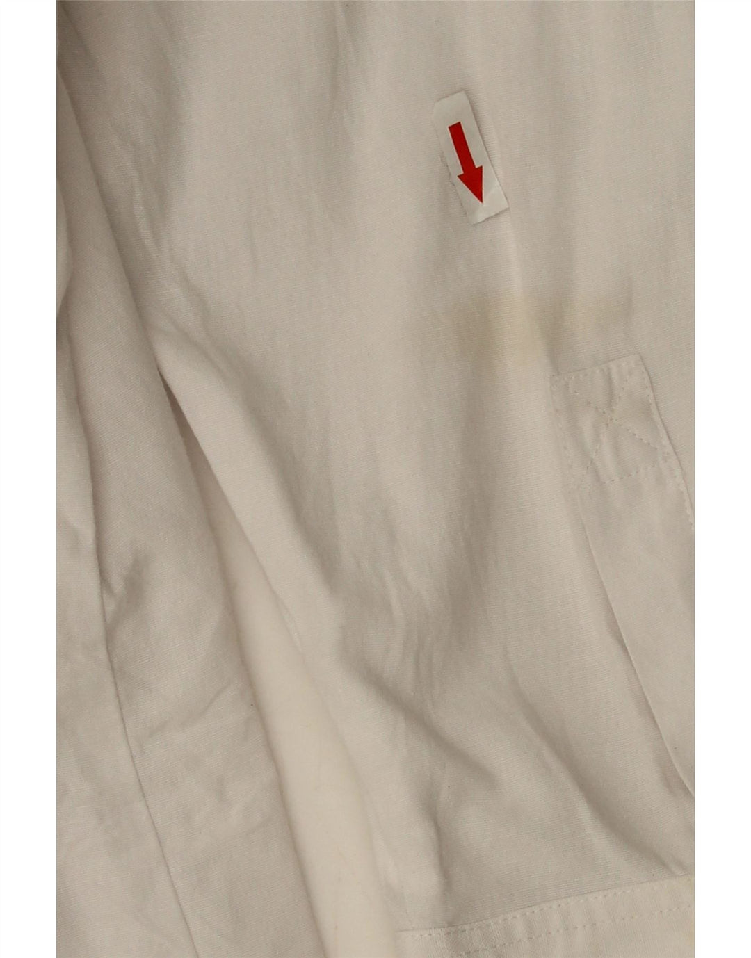 Zara Dame Oversized skjorte UK 14 Medium White Bomuld