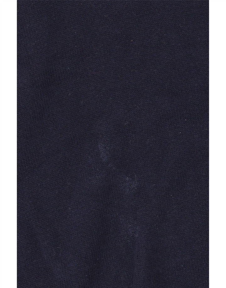Marks & Spencer Pull col V pour homme en coton bleu marine Taille L