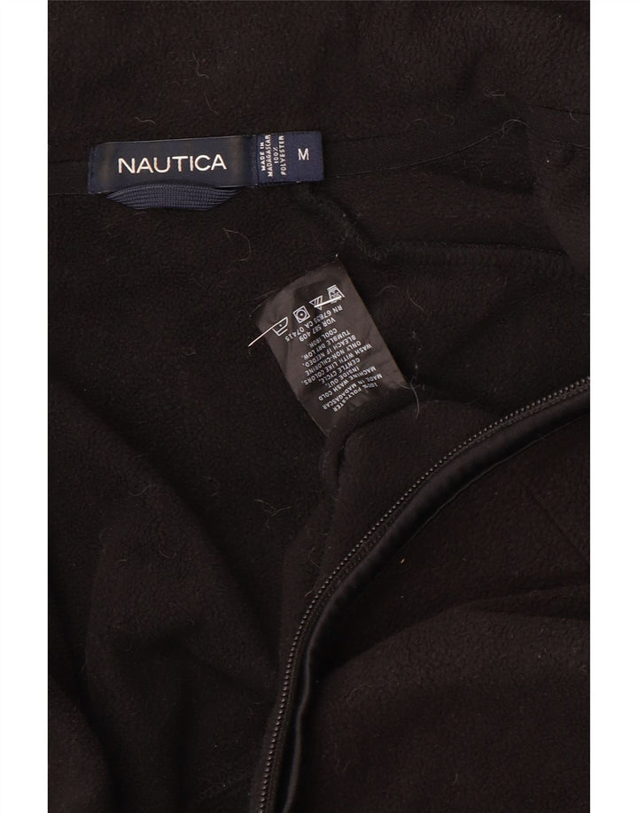 Nautica Ανδρικό Fleece Jacket UK 38 Medium Black Polyester