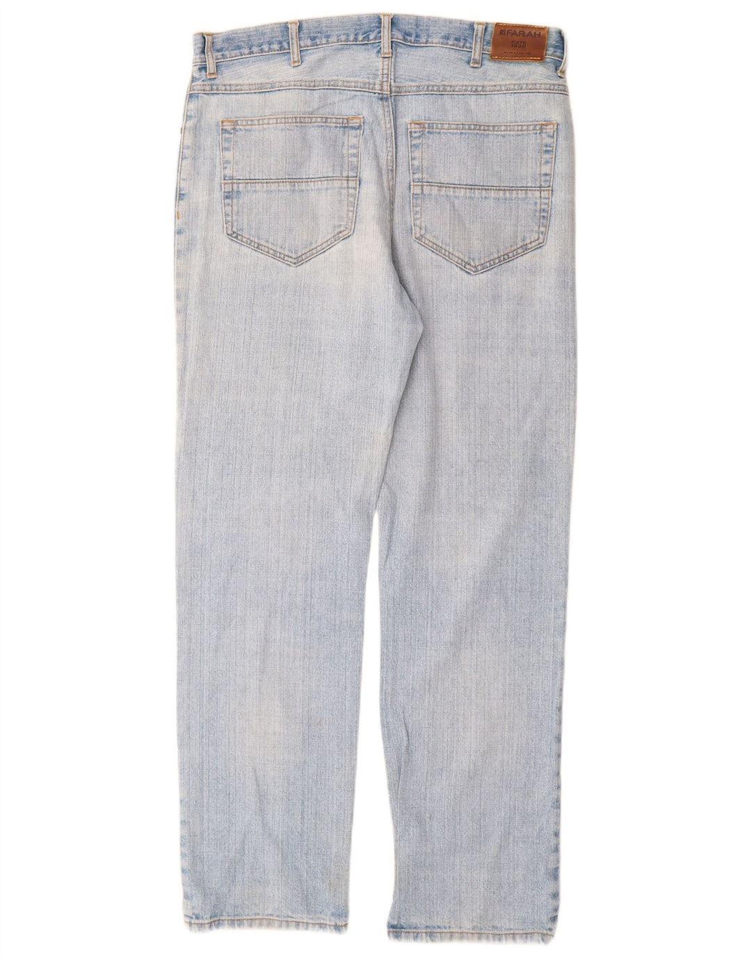 Jeans dritti da uomo Farah W36 L32 cotone blu