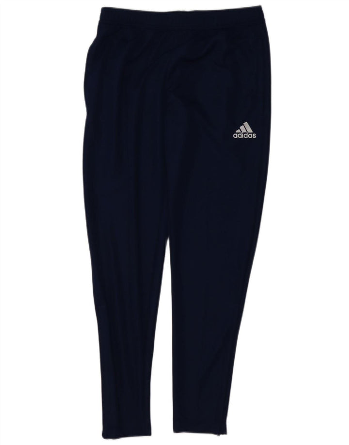 ADIDAS Mens Aeroready Tracksuit Trousers Medium  Navy Blue Polyester