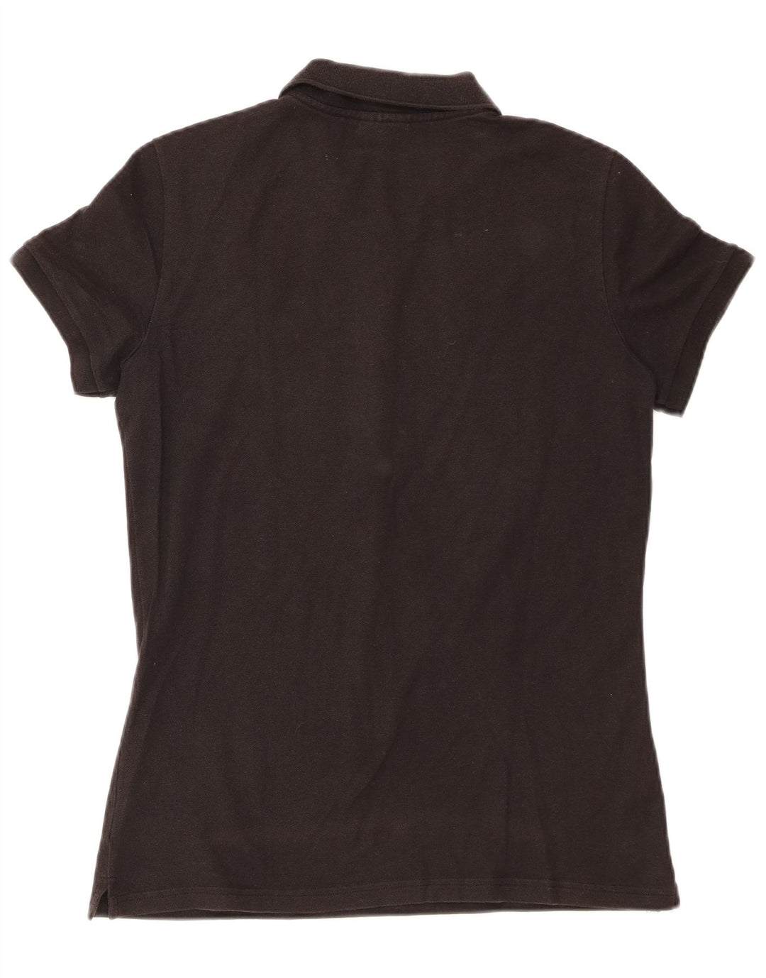 Lacoste Womens Polo Shirt Size 44 Large Black Cotton