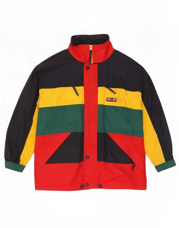 Oxford Blue Mens Hooded Ski Jacket UK 42 XL Multicoloured Colourblock