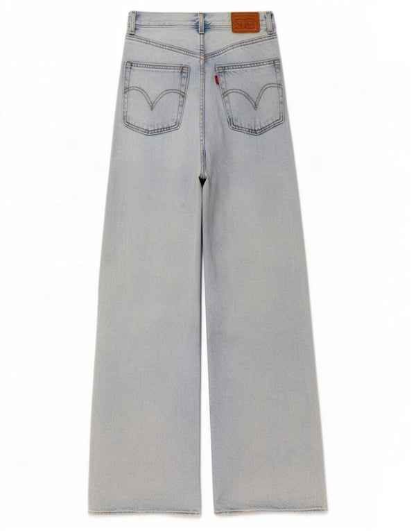 Женские свободные джинсы Levi's с высокой талией W25 L31, синий хлопок
