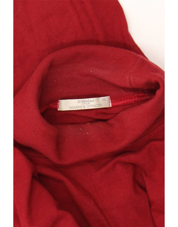 Marks & Spencer Haut St. Michael Homme Manches Longues XL Rouge