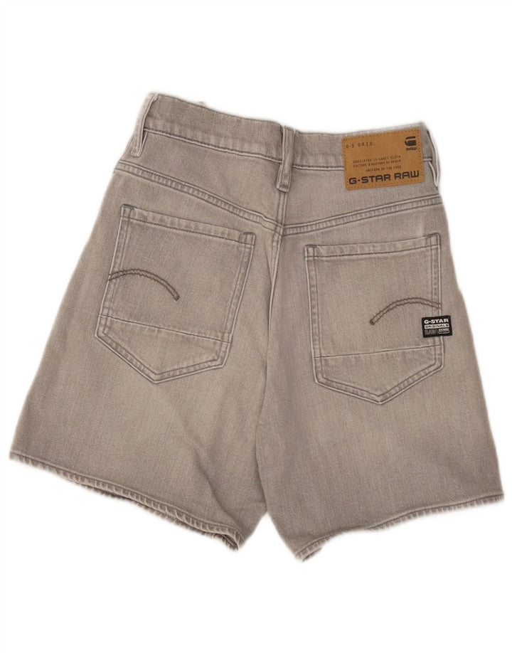 G-Star Womens Denim Shorts W28 Medium Grey Cotton