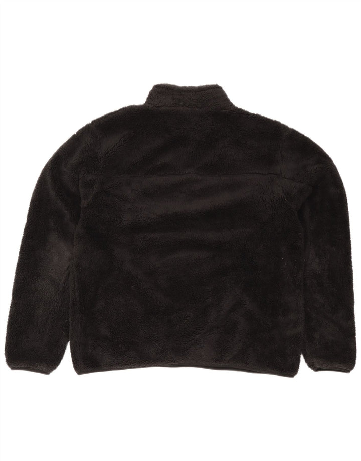 Mountain Warehouse Herre Zip Neck Fleece Jumper XL Sort Polyester