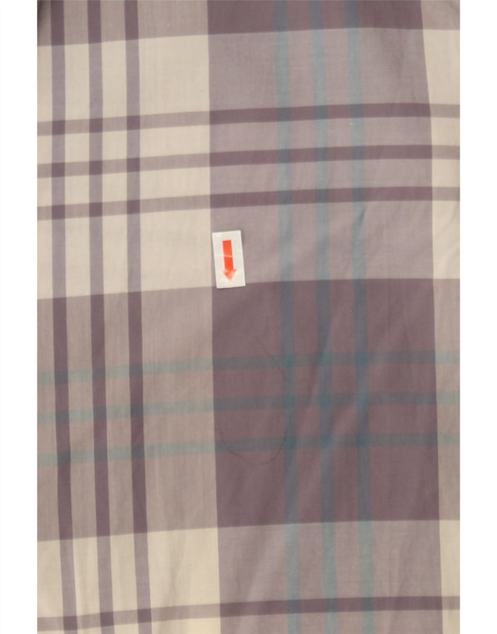 J. CREW Mens Shirt Small Beige Check Cotton Vintage J. Crew and Second-Hand J. Crew from Messina Hembry 