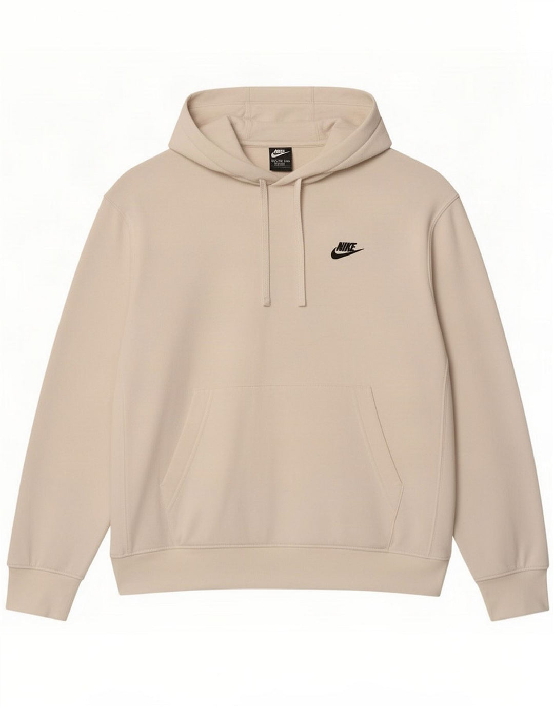 Nike Mens Oversized Hoodie Jumper Medium White Cotton