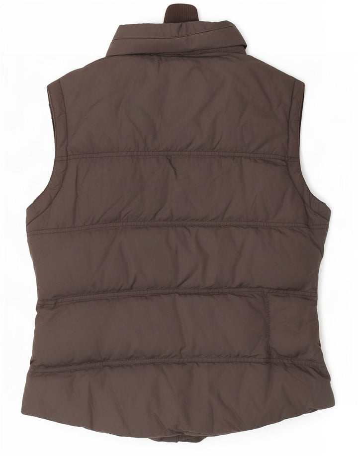Jack Wills Womens Padded Gilet UK 10 Small Grey Nylon