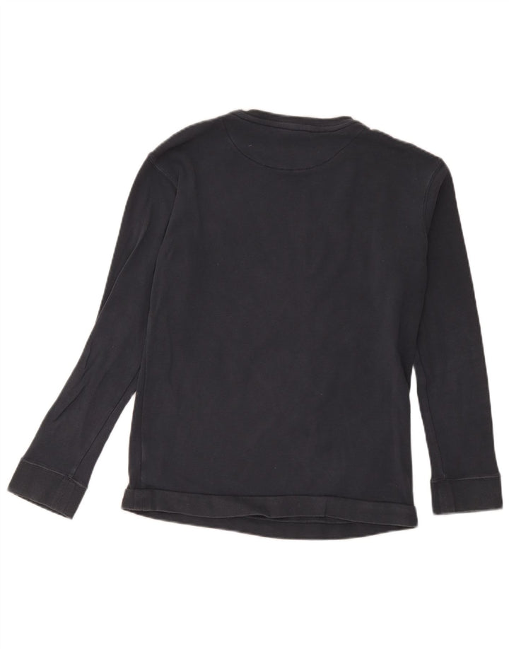 John Lewis Boys Graphic Top Long Sleeve 12-13 Years Grey Cotton