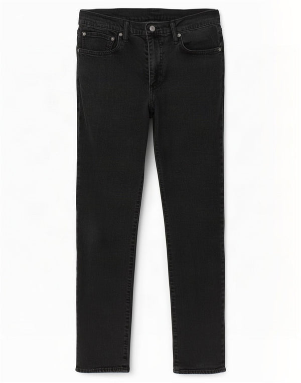 Levi's Mens 511 Slim Jeans W36 L32 Μαύρο βαμβακερό