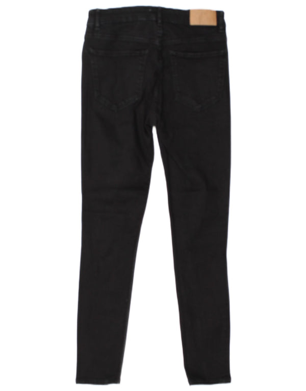 Zara Dame Skinny Jeans EU 38 Small W28 L26 Sort Bomuld