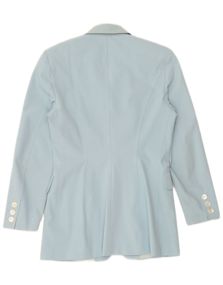 MONDI Womens 4 Button Blazer Jacket EU 34 XS Blue Polyester