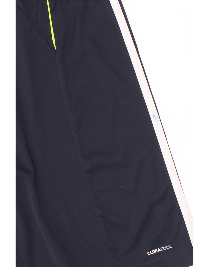 Adidas Boys Climacool Sport Shorts 13-14 Years Navy Blue Polyester