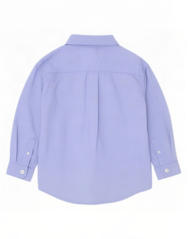 Tommy Hilfiger Baby Boys Shirt 12-18 Months Blue Cotton