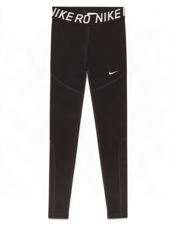Leggings Nike Womens Dri Fit Graphic UK 8 Pequeno Poliéster Preto