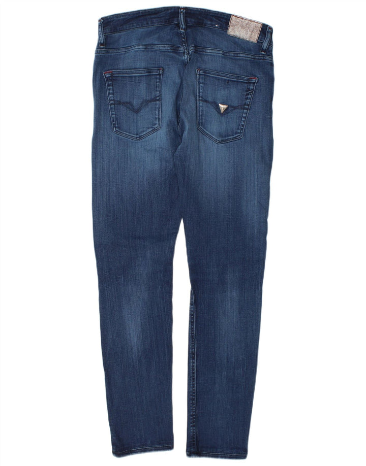 Męskie jeansy Guess W32 L30 Niebieski Lyocell